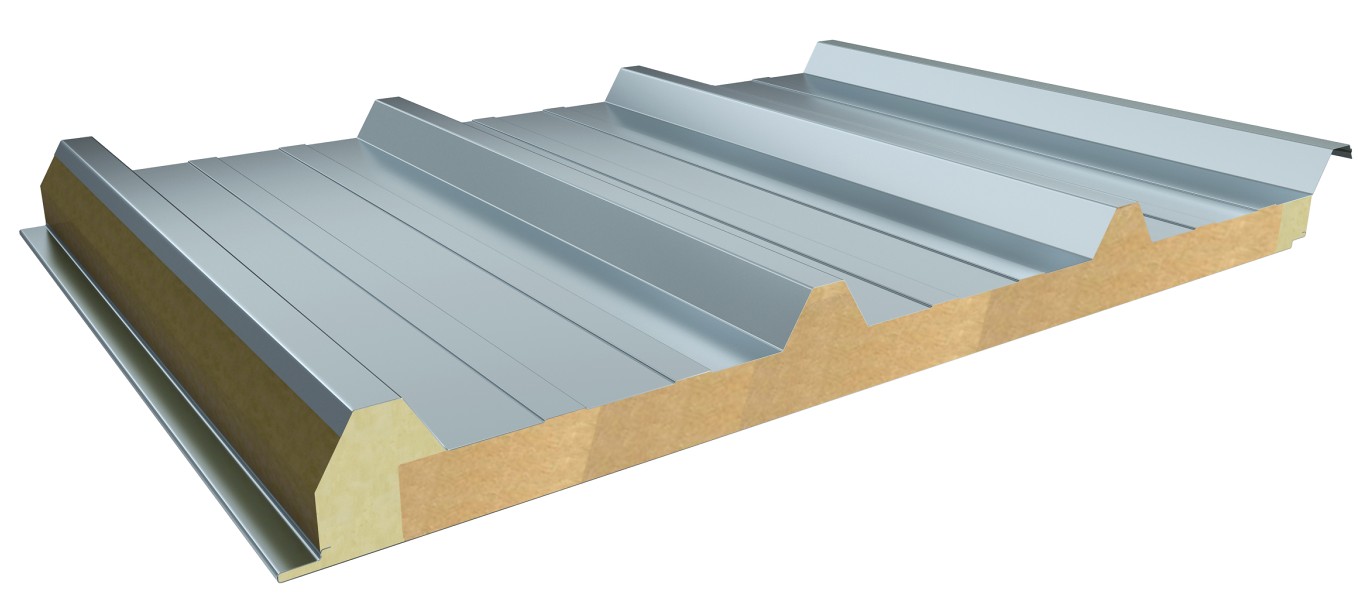 多维新型防火岩棉板夹芯板